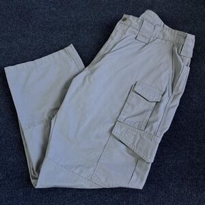 Propper Pants Womens 20 Gray Tactical Cargo Utility Ripstop Elastic Waist